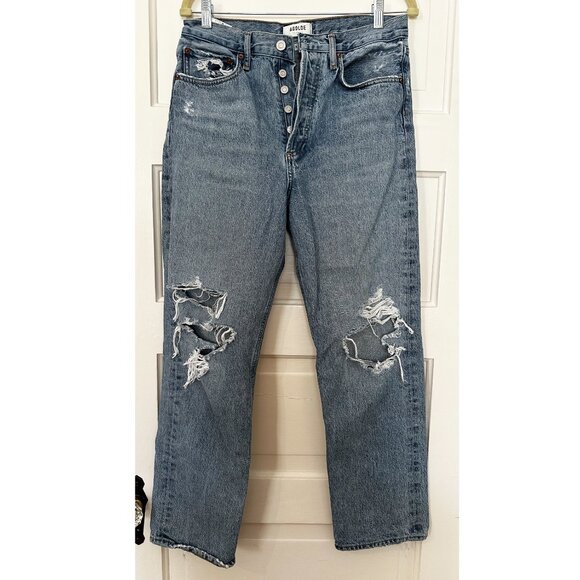 Agolde 90s Mid Rise Loose Fit in Wander Size 26 - Picture 3 of 7